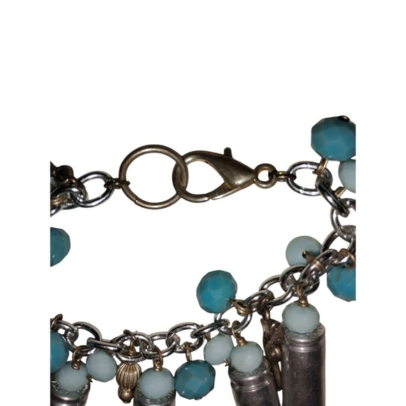 Charm Bracelet Featuring Upcycled Bullets Casings - Picture 3 of 4